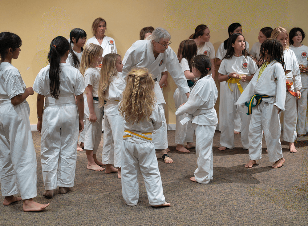 Waikoloa Karate Academy Before class talk